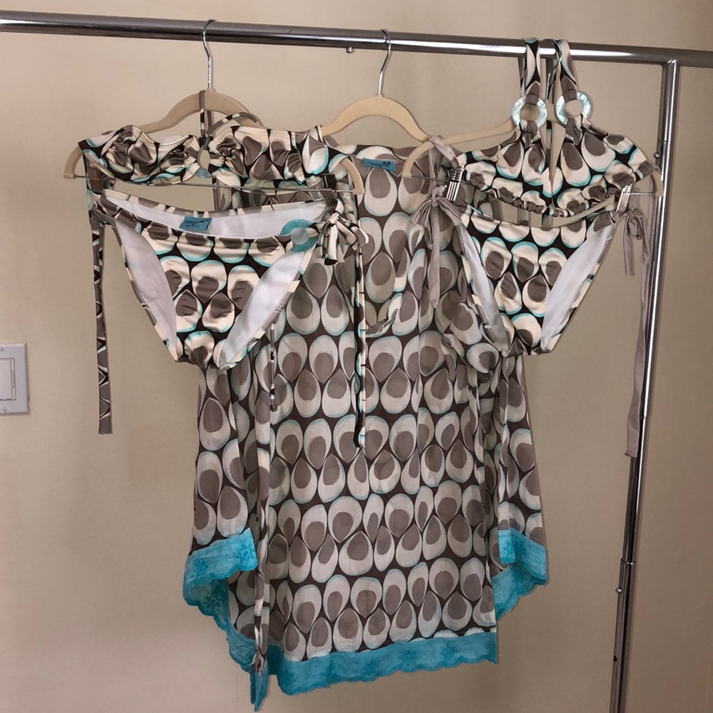 Letarte coverup and swim suits
